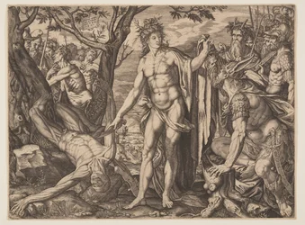 Apollo en Marsyas/Vonnis van Midas