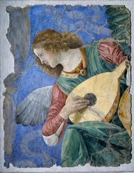 Muzikale Engel (Een engel die de luit speelt)