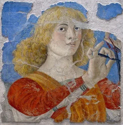 Muzikant engel door Melozzo da Forli, ca. 1480