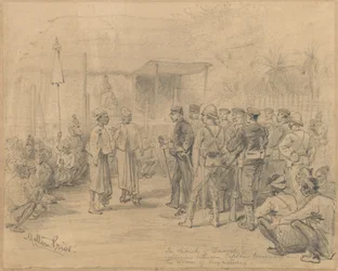 Op zoek naar Dacoits, c.1885