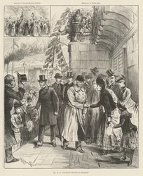 De terugkeer van Mr H M Stanley naar Engeland