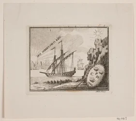 Titelvignet. "Het schijnt weer door"