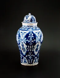 Talavera pot, eind 19e eeuw