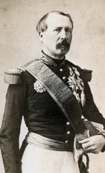 Portret van Maarschalk Patrice de Mac Mahon (of Mac-Mahon) (1808-1893) Foto door Mayer en Pierson