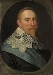 Portret van Gustav II Adolf