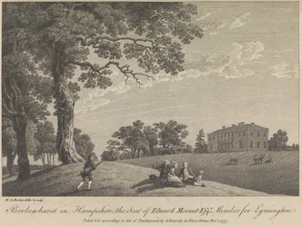 Broken-hurst in Hampshire, het landgoed van Edward Morant, Esquire, lid voor Lymington (uitgegeven door G. Kearsly); pagina 43 (Volume One)