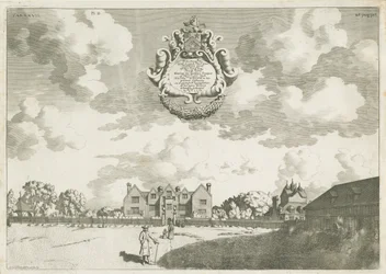 Bentley Hall: koperplaatgravure, [1686]