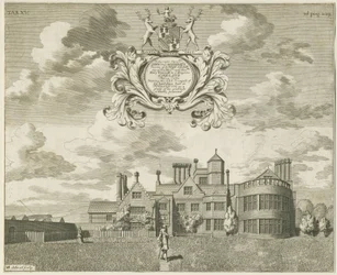 Fisherwick Hall: kopergravure, nd [1653-1686]
