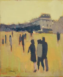 Vrienden, 2017 (olieverf op linnen)