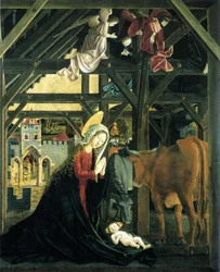 Geboortealtaarstuk van de kerk van St. Wolfgang im Salzkammergut, 1481
