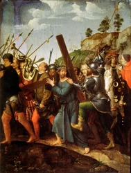 Christus draagt het kruis
