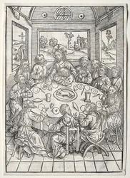 Der Schatzbehalter: Het Laatste Avondmaal, 1491
