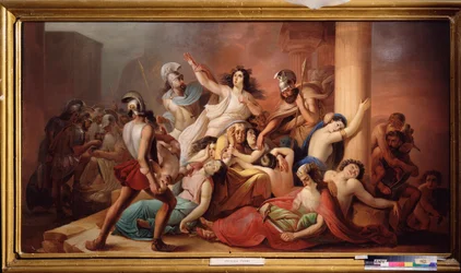 De val van Troje
