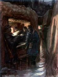 De commandant, Cagna, Frankrijk, 1915, 1926