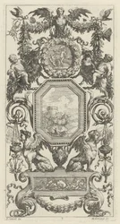 Ornamentaal Paneel Bekroond door een Gevleugelde Harpy