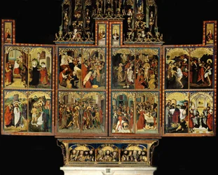 Hoofdaltaar van de kloosterkerk in Blaubeuren