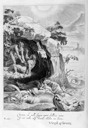 Aristeus dwingt Proteus om zijn orakels te onthullen, 1655