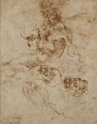 Een Figuur die lijkt op een Triton, c1490-1560
