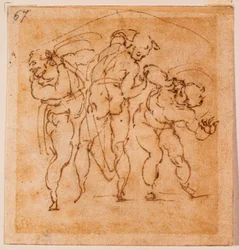 Figurenstudie voor een 