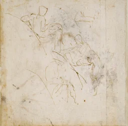 Vier figuurstudies