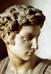 Italië, Florence, Nieuwe Sacristie in Medici Kapel van Basiliek van San Lorenzo, Giuliano de