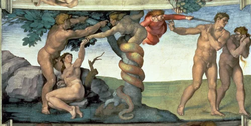 Plafond van de Sixtijnse Kapel (1508-12): De val van de mens