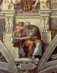 Sixtijnse Kapel Plafond: Cumaeense Sibylle