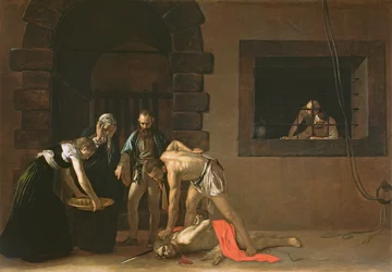 De onthoofding van Johannes de Doper, 1608