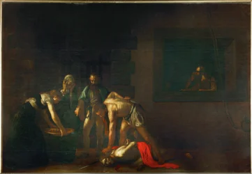 De onthoofding van Johannes de Doper (olieverf op doek)