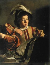 De roeping van Mattheüs ... (schilderij op doek)