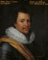 Portret van Ernst Casimir I, Graaf van Nassau-Dietz
