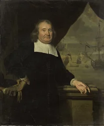 Portret van een kapitein of reder