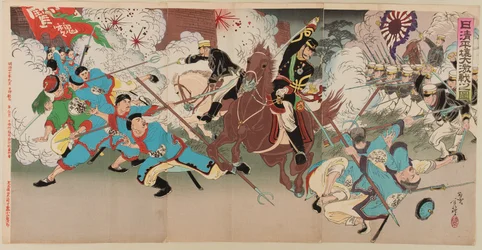 Grote Slag bij Pyongyang in de Chinees-Japanse Oorlog, september 1894