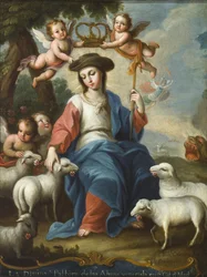 De goddelijke herderin (La divina pastora), ca. 1760