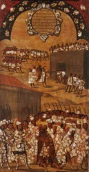 De verovering van Mexico, Paneel XVII