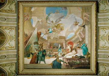 Plafondschildering van het Kunsthistorisches Museum in Wenen, Apotheose van de Renaissance (fresco)