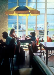 Middag in het strandcafé