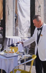 Aperitief San Marco (olieverf op paneel)