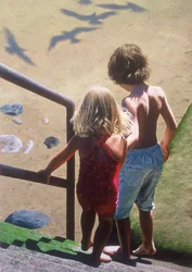 Naar het strand