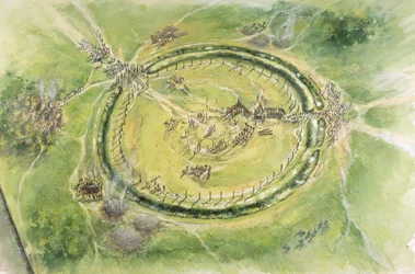 Stonehenge Fase 2, ca. 27e eeuw v.Chr., ca. 1990-2010