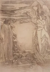 Illustratie voor het gedicht Profeet door A. Poesjkin, 1905