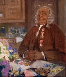 Portret van Carl von Linné (1707-1778), Zweeds natuuronderzoeker