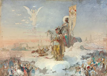 De kroning van Alexander III, 1883