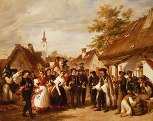 De aankomst van de bruid
