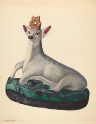 Hertenfiguur, ca. 1936