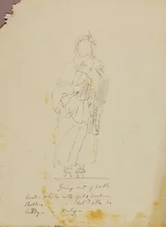 Figuur Studie (Bad verlaten)