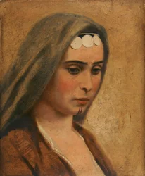 Hoofd van een Arabisch meisje, n.d.