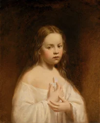 Portret van de dochter van Hiram Powers