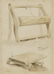 Houten kar, St. Valery