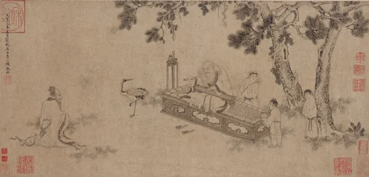 Laozi levert de Daodejing